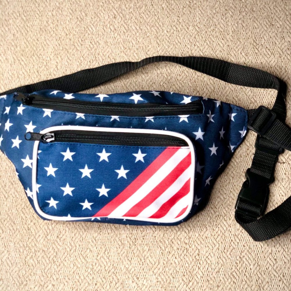 American Flag Belt Bag